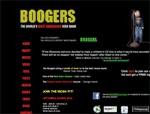 Tablet Screenshot of meet-the-boogers.com